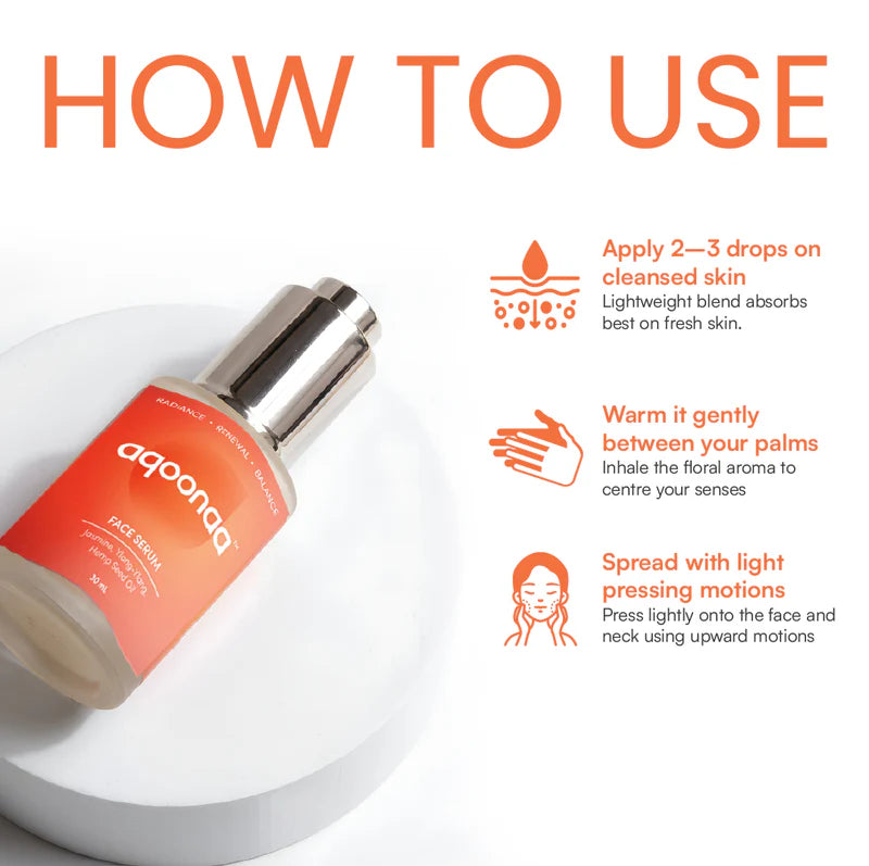 Face Serum | Ylang Ylang, Jasmine Extract, Coconut & Hemp Seed (30ml)