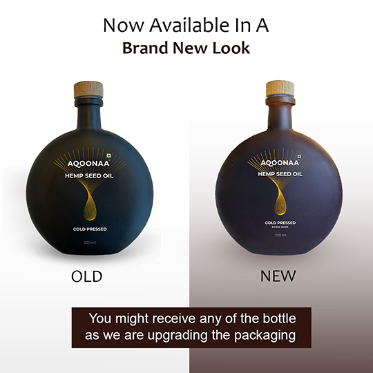 Cold Pressed Unrefined Hemp Seed Oil