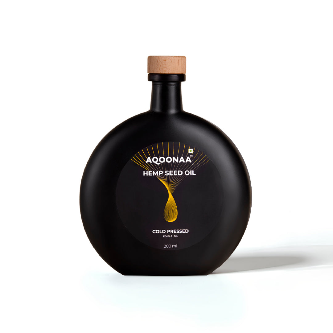 Cold Pressed Unrefined Hemp Seed Oil