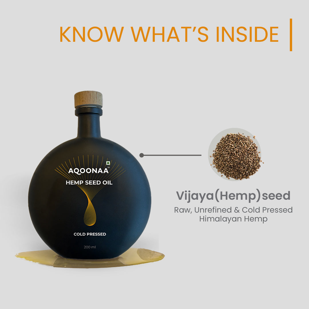 Cold Pressed Hemp Seed Oil