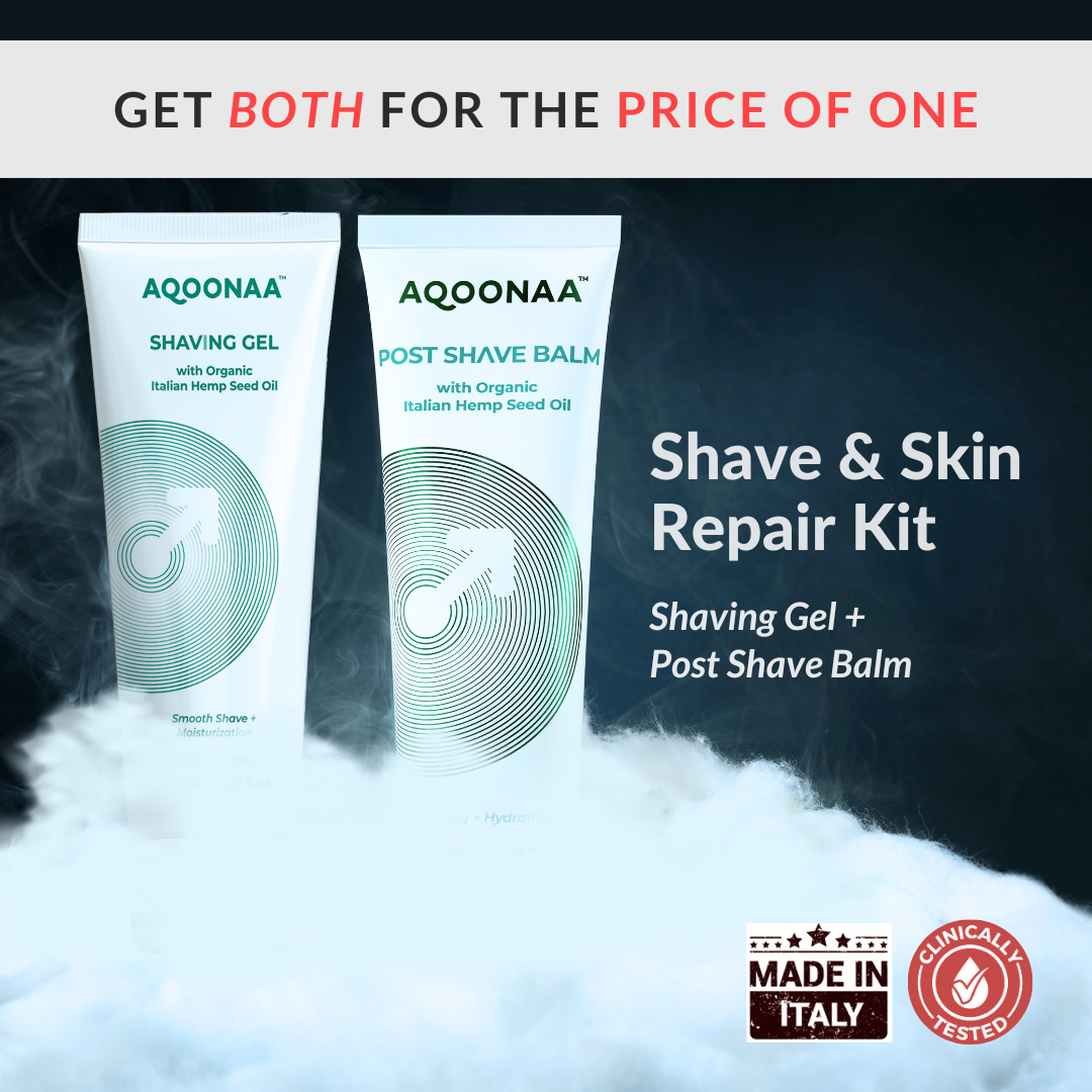 Shave & Skin Repair Kit : shaving gel + post shave balm