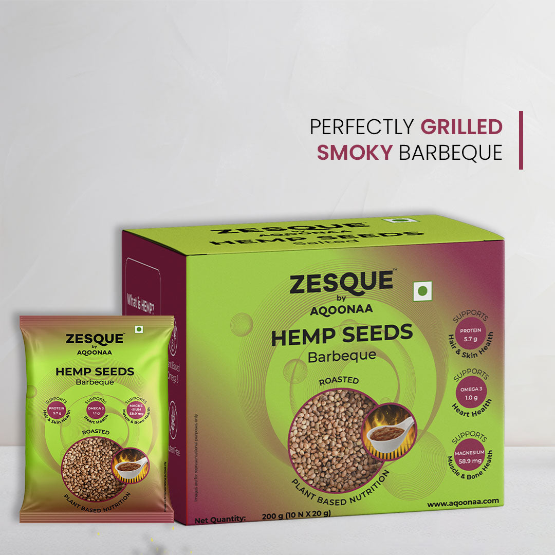 Roasted Hemp Seeds-Barbeque Flavour