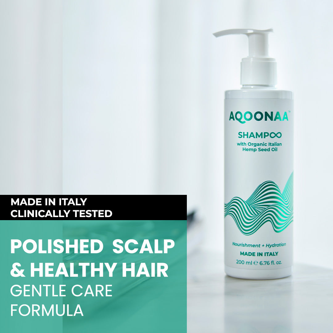 Shampoo with Organic Italian Hemp Oil