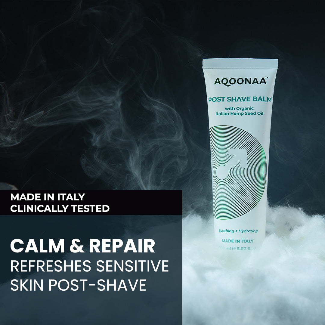 Post Shave Balm with Organic Italian Hemp Oil