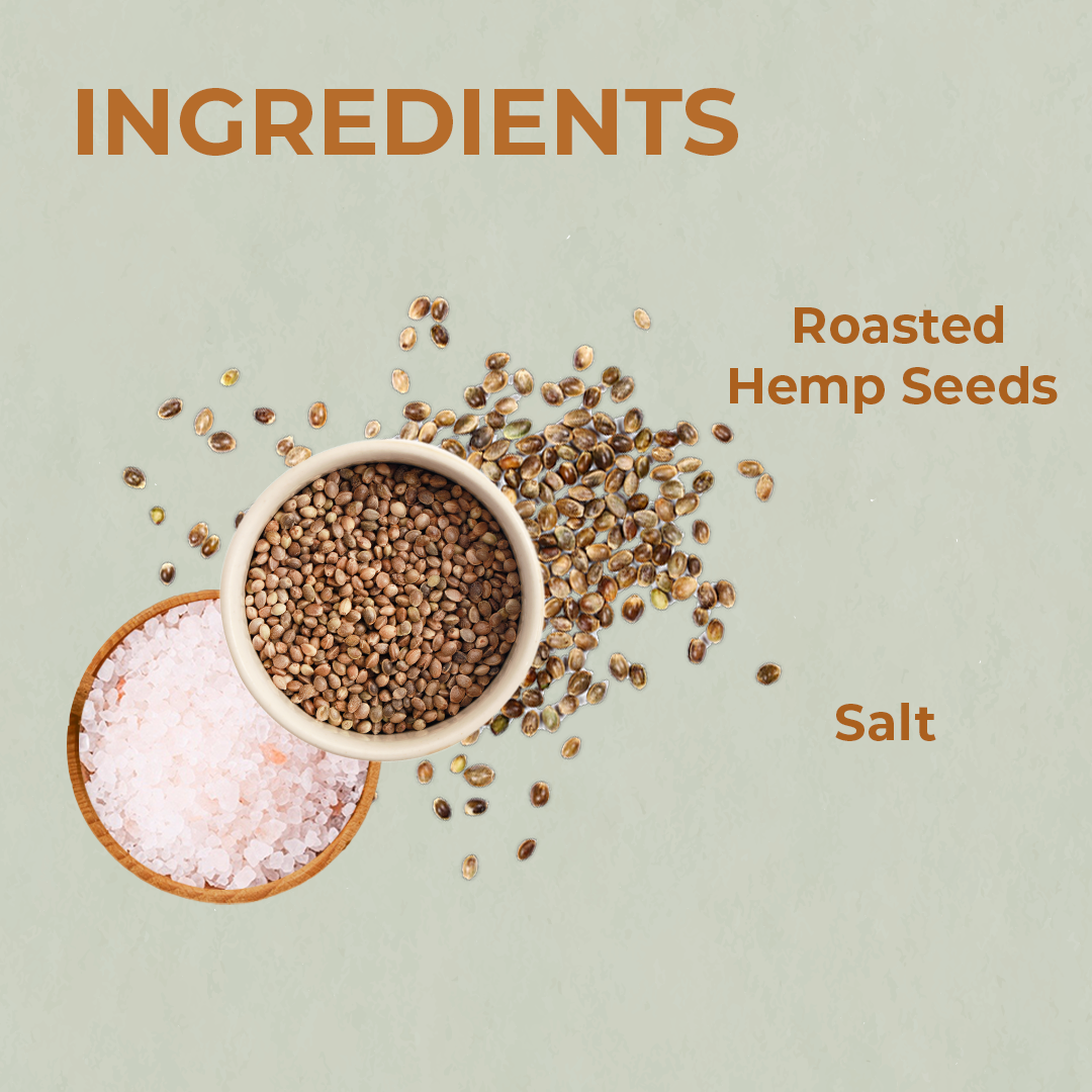 Roasted Hemp Seeds- Salted