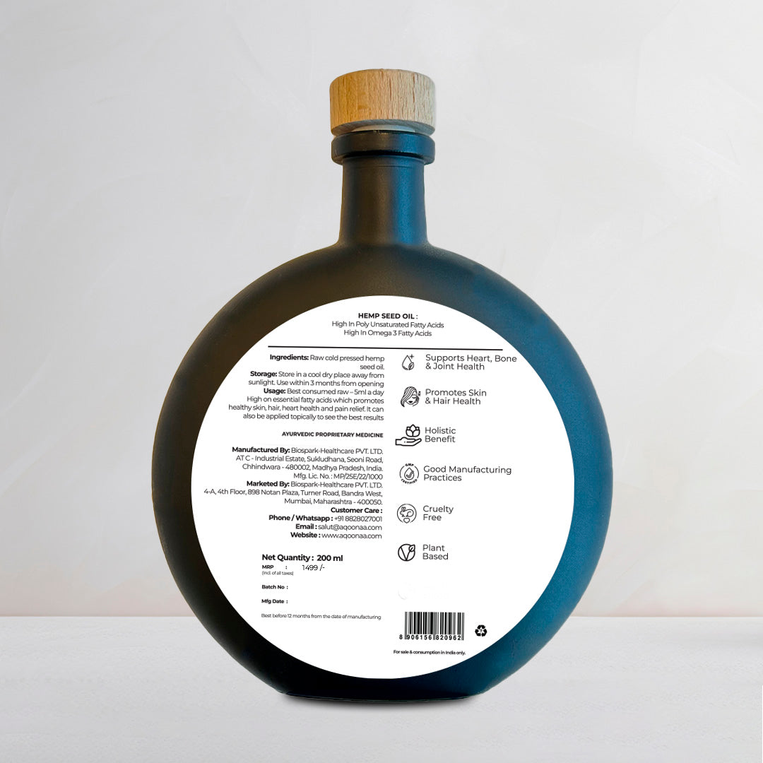 Shampoo with Organic Italian Hemp Oil