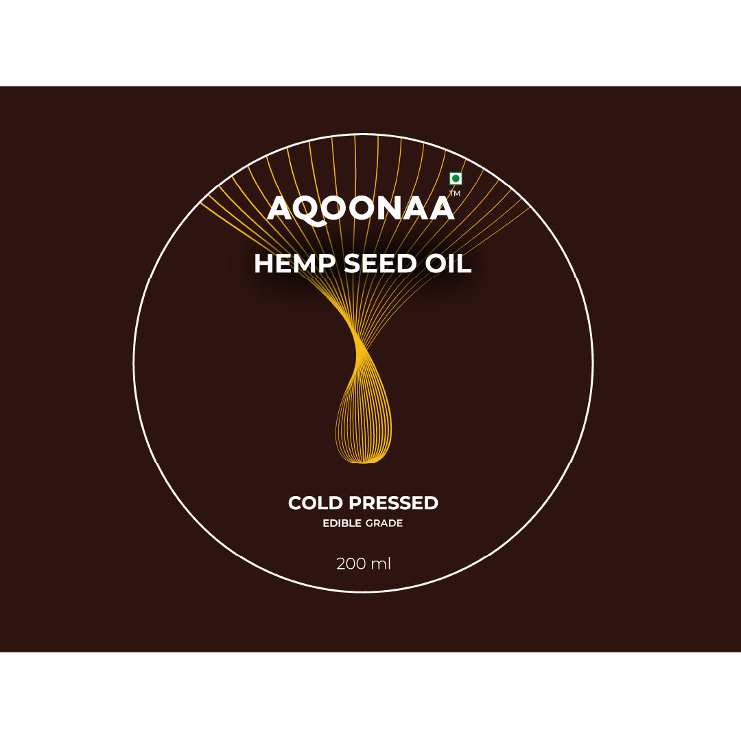 Cold Pressed Unrefined Hemp Seed Oil