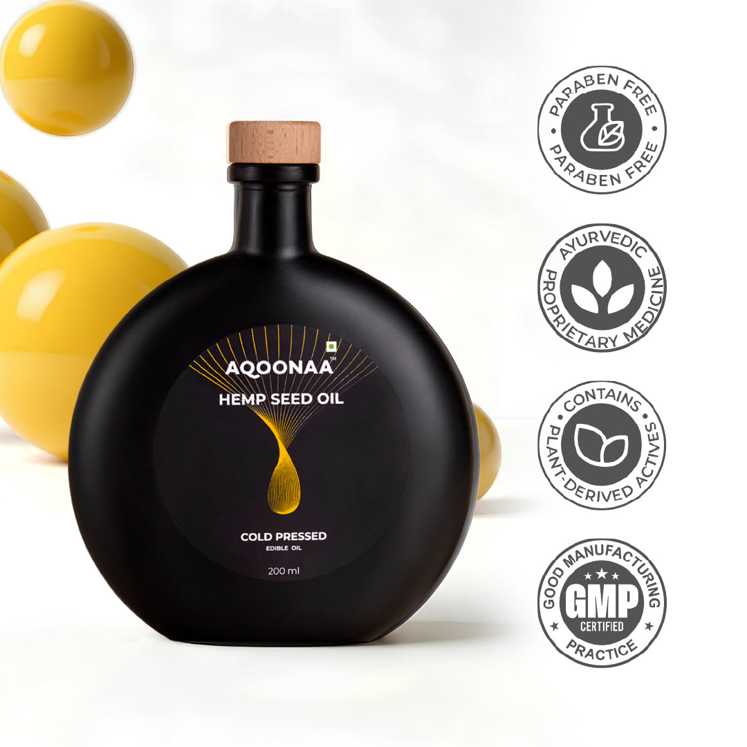 Cold Pressed Unrefined Hemp Seed Oil